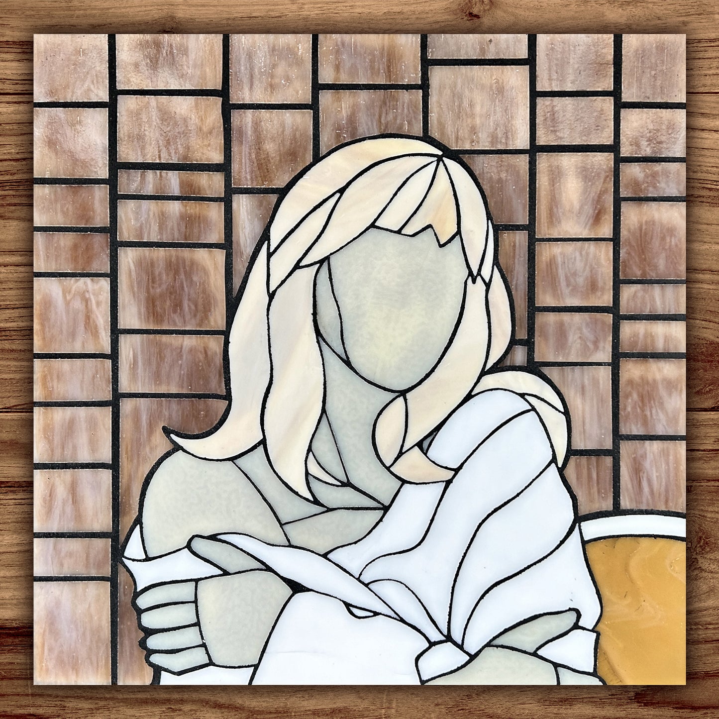 Billie Eilish Stained Glass Mosaic