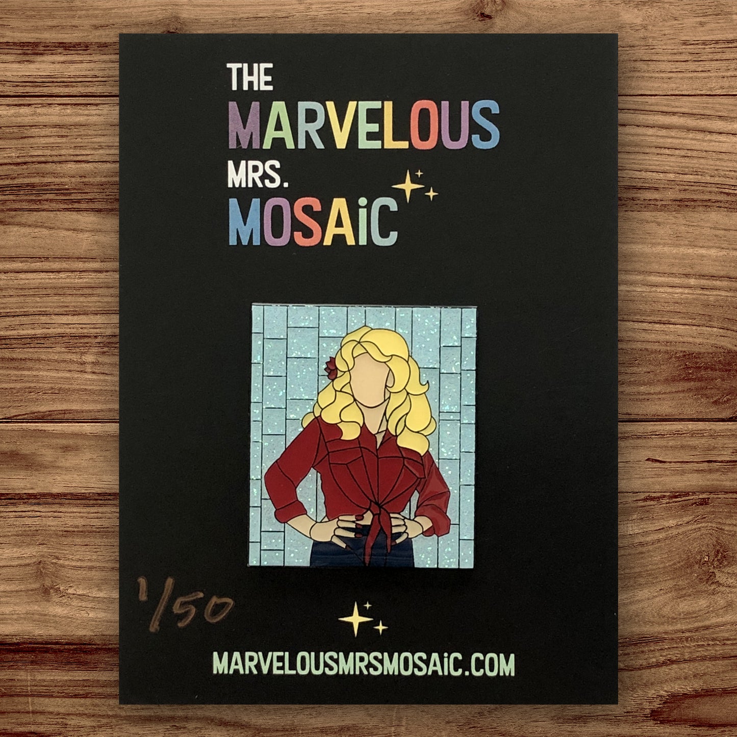 Dolly Parton Glitter Enamel Pin