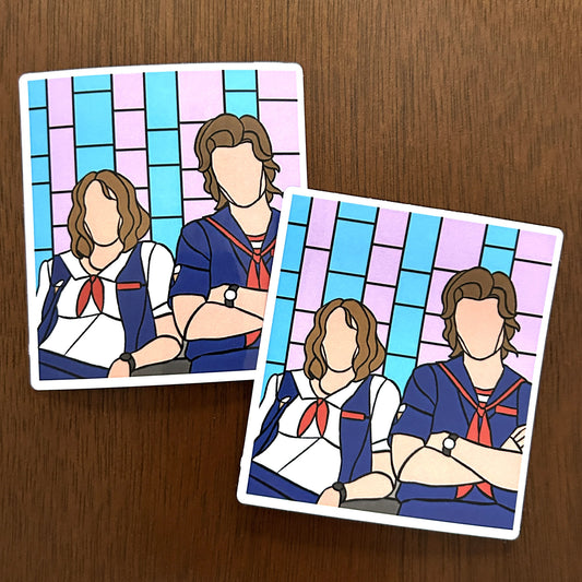 2 Stranger Things Scoops Troop Stickers