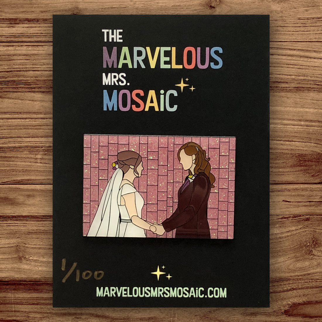 WayHaught Wedding Pin