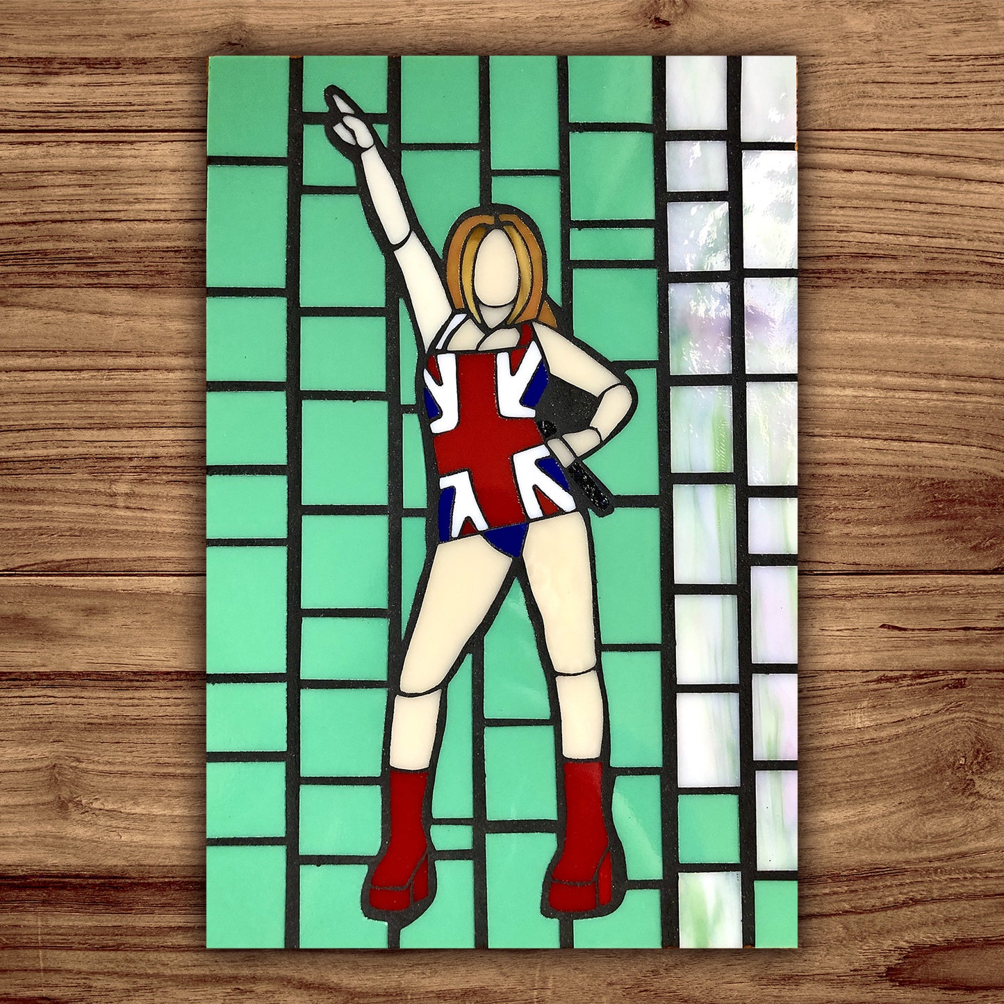 Ginger Spice Stained Glass Mosaic