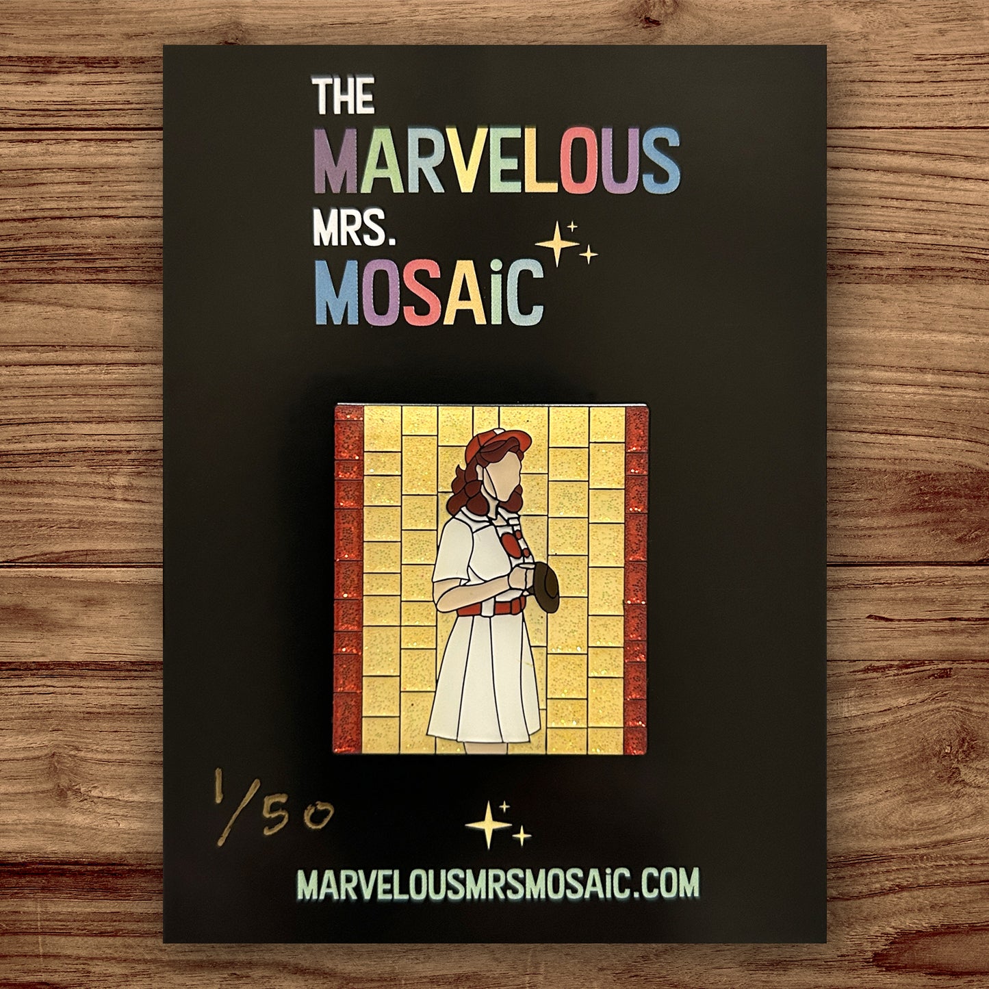 Greta Gill GLITTER A League of Their Own Enamel Pin