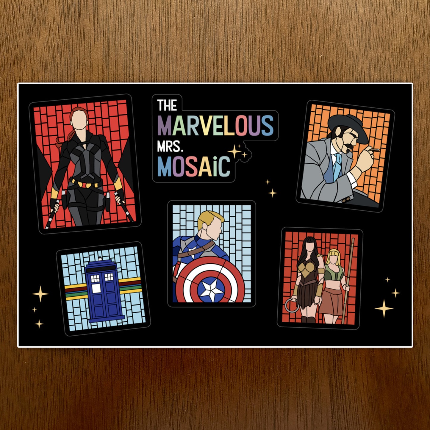 Marvelous Mrs. Mosaic Sticker Sheet